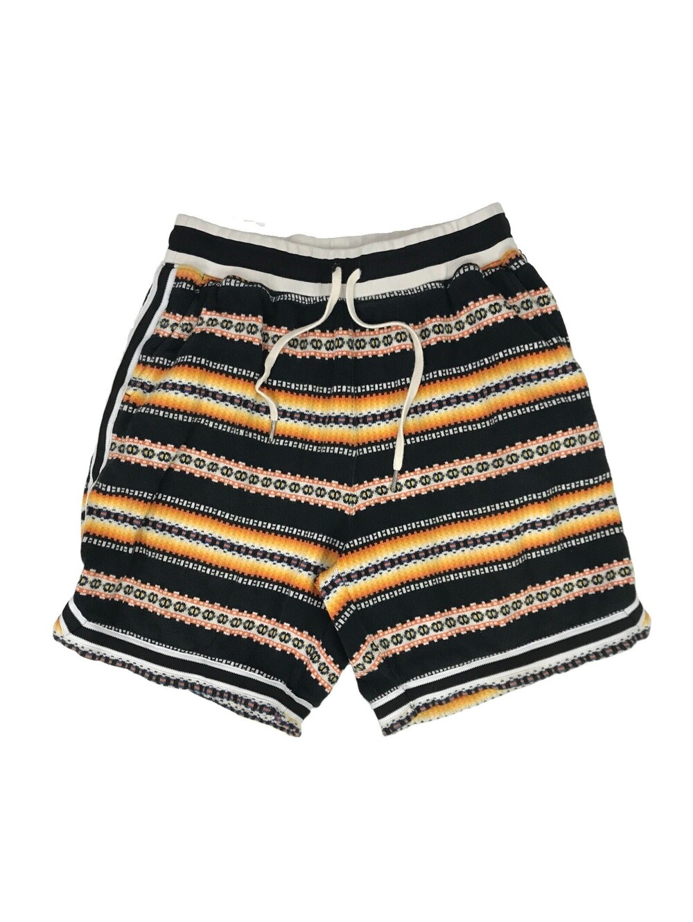 John Elliott Nogales Basketball Shorts Medium M 2 Aztec Tribal Print Geometric